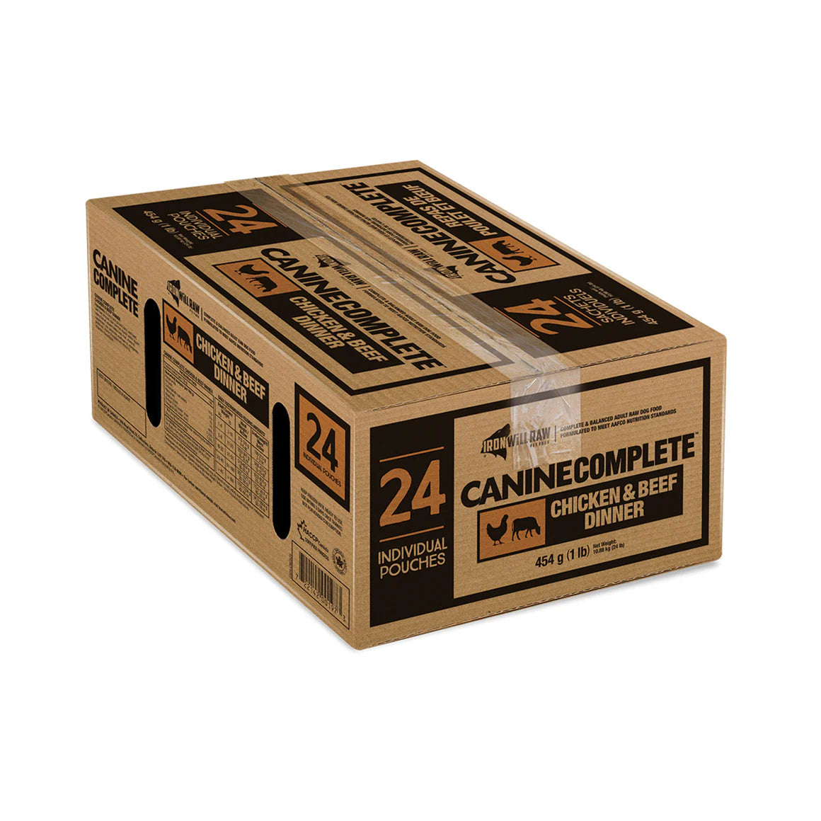 Iron Will Raw Dog Complete Chicken and Beef Dinner 24/1 lb