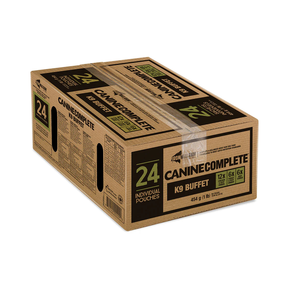 Iron Will Raw Dog Complete K9 Buffet 24 x 1 lb