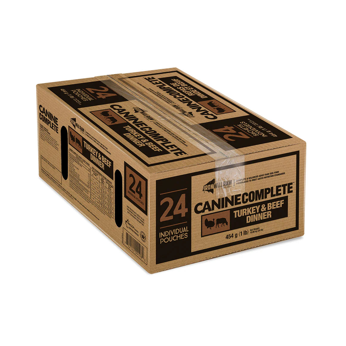 Iron Will Raw Dog Complete Turkey and Beef Dinner 24/1 lb