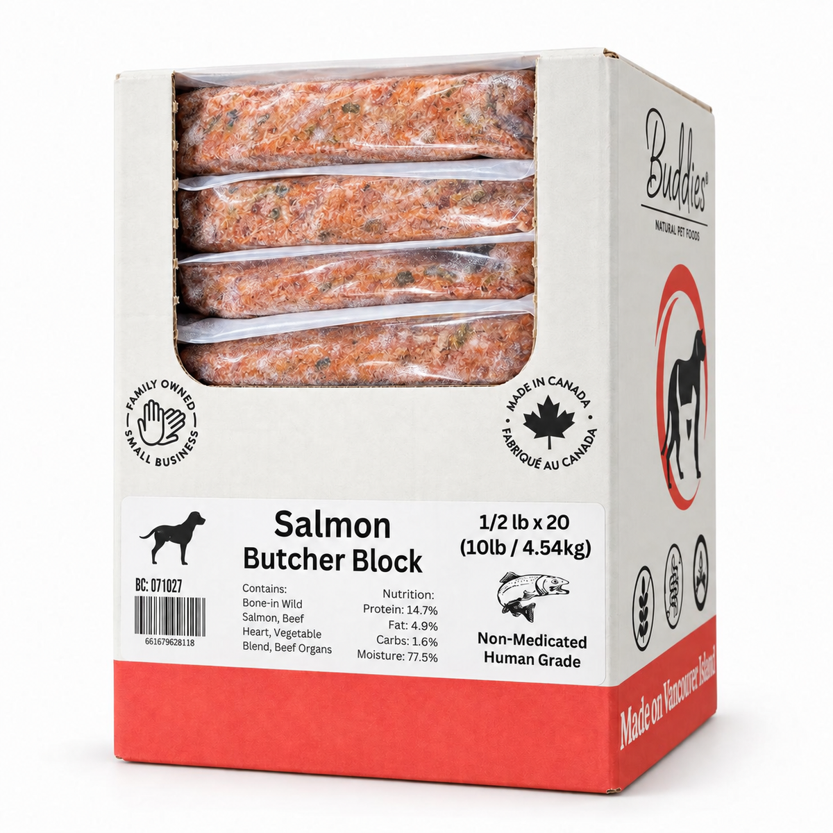 Buddies Salmon Butcher Block