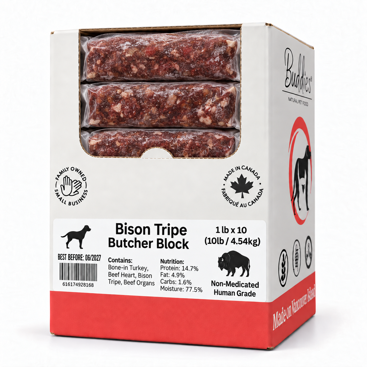 Buddies Bison Tripe Butcher Block
