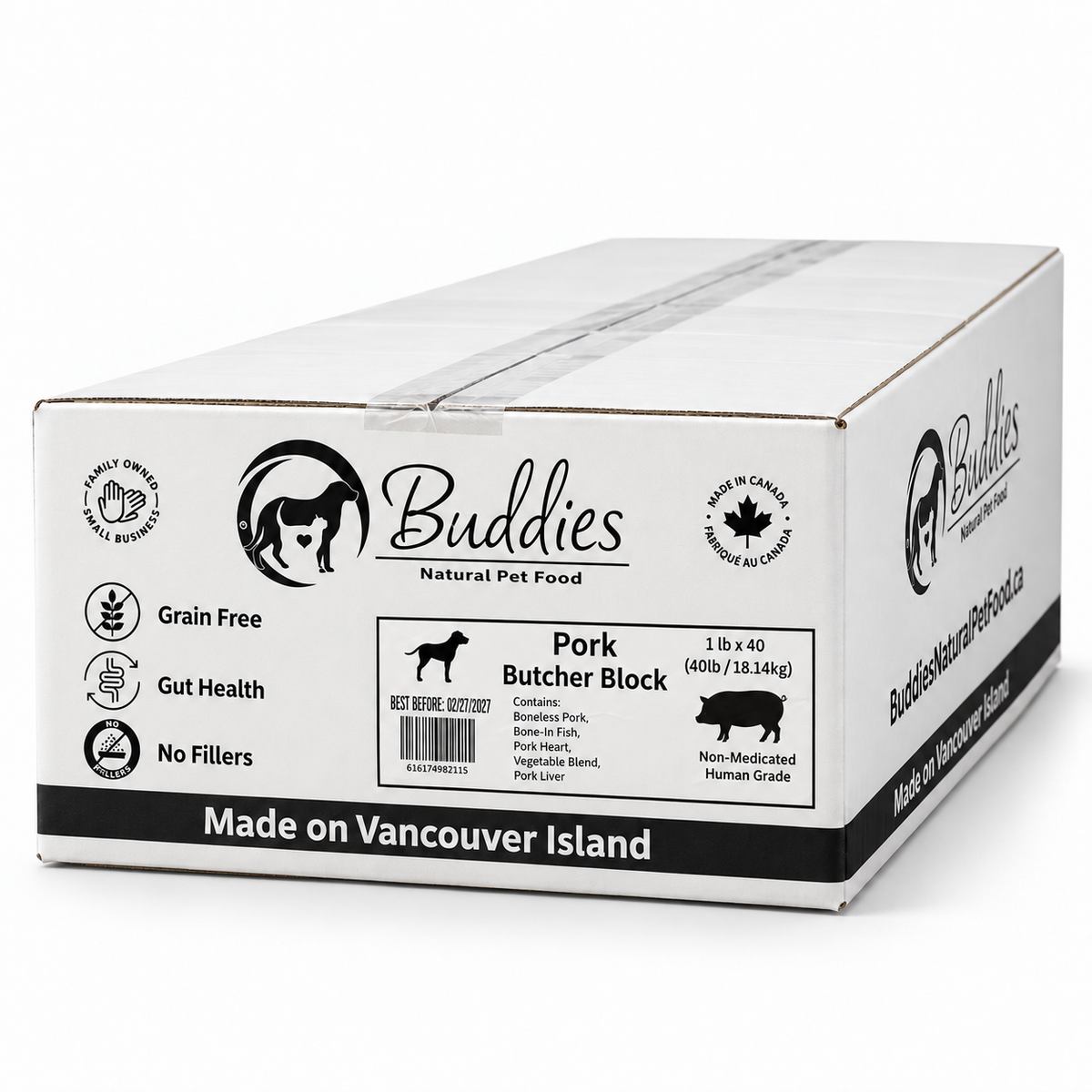 Buddies Pork Butcher Block