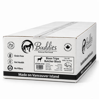 Buddies Bison Tripe Butcher Block