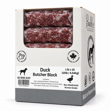 Buddies Duck Butcher Block 10lb Box