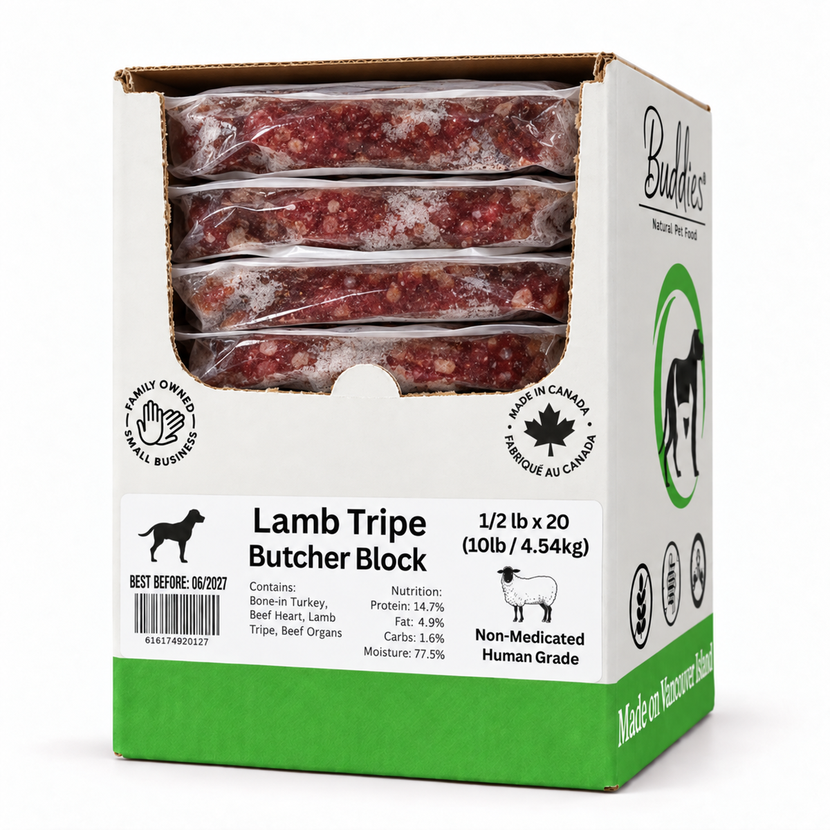 Buddies Lamb Tripe Butcher Block