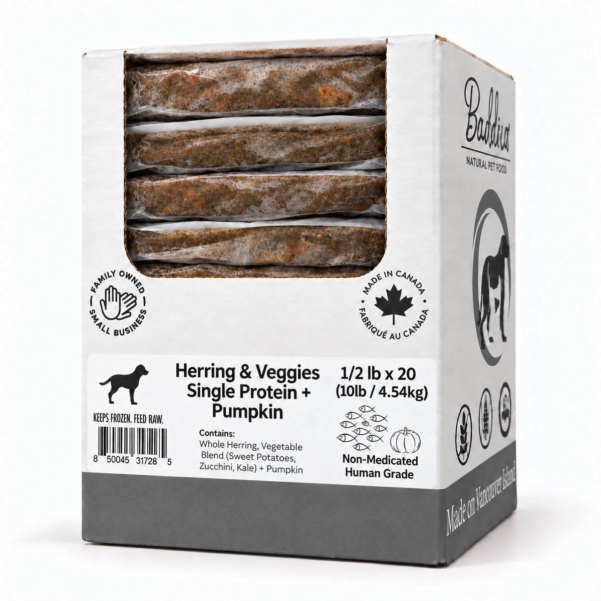 Buddies Herring & Veggies + Pumpkin 10lb box