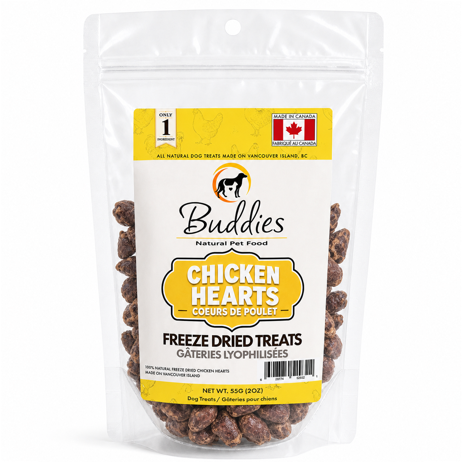 Buddies Freeze-Dried Just Chicken, 65g