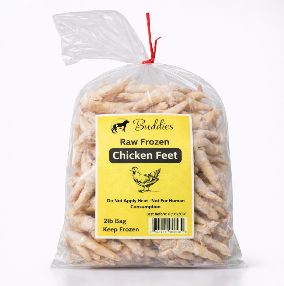 Buddies Chicken Feet 2lb Bag