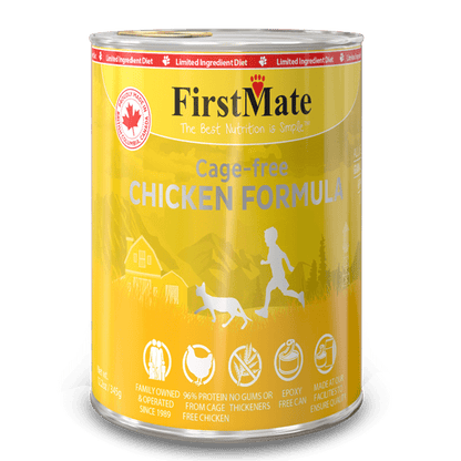 FirstMate Chicken Limited Ingredient Grain-Free Canned Cat Food, 12.2-oz - 12 count