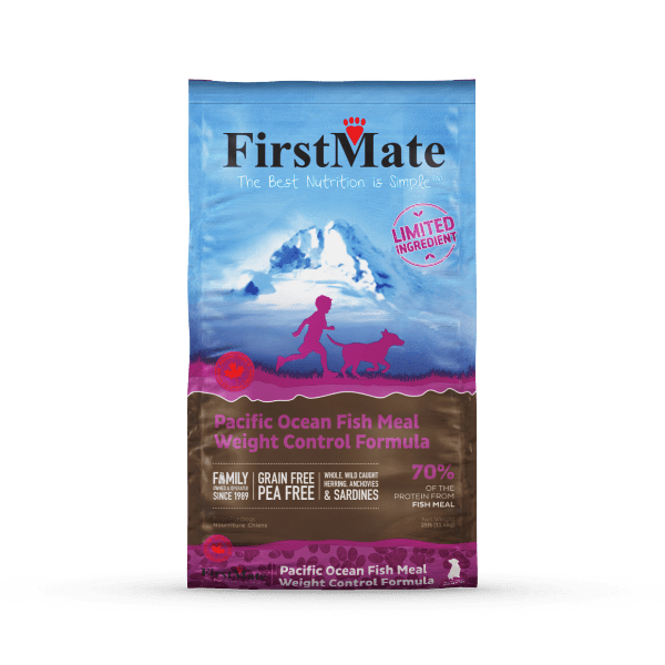 FirstMate Weight Control/Senior Pacific Ocean Fish Meal Limited Ingredient Diet Grain-Free