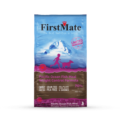 FirstMate Weight Control/Senior Pacific Ocean Fish Meal Limited Ingredient Diet Grain-Free