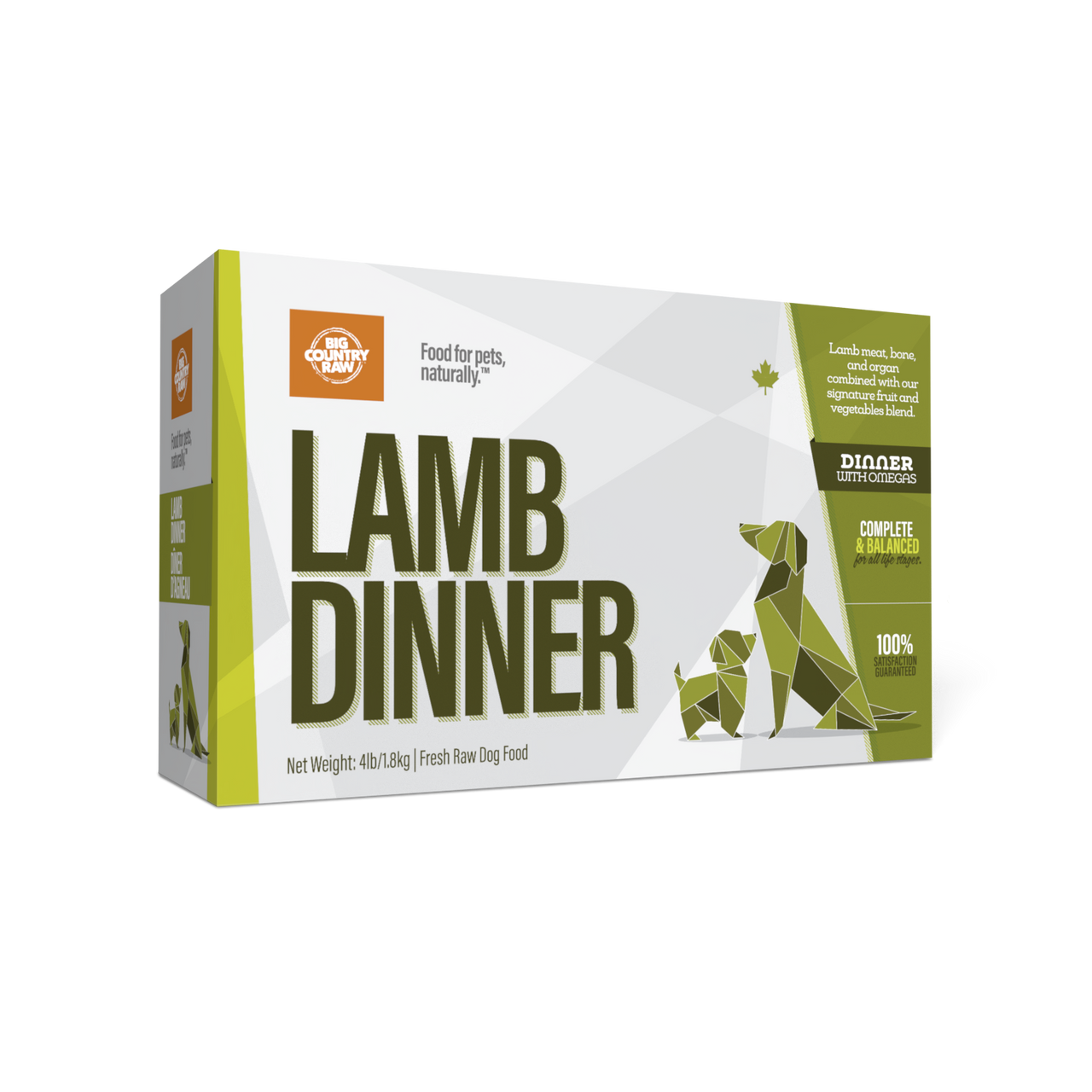 Big Country Raw Lamb Dinner, 4-lb