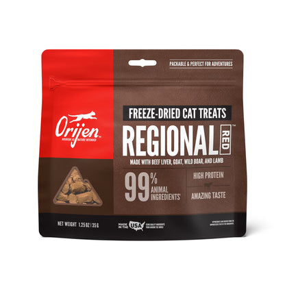 ORIJEN Regional Red GF FD Cat Treats 1.25oz