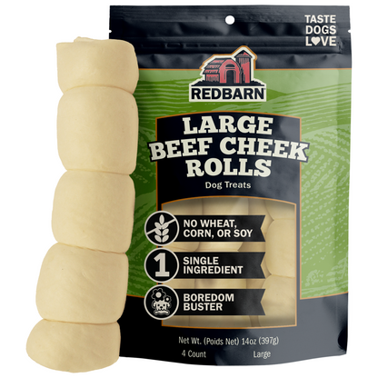 Redbarn Beef Cheek Roll, Small/Medium