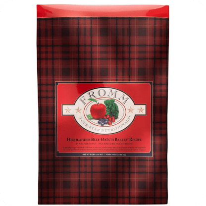 Fromm Four-Star Nutritionals Highlander Beef, Oats, and Barley Dry Dog Food bag