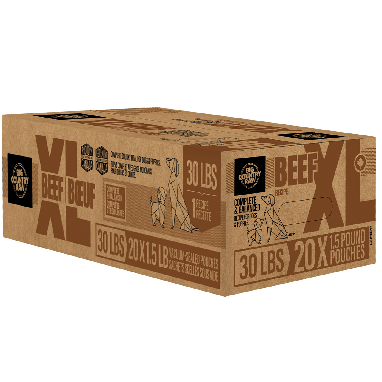 Big Country Raw XL Beef 30lb