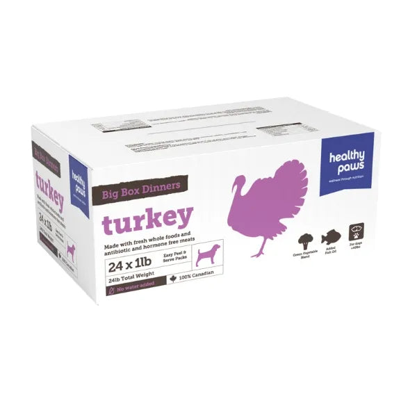 Healthy Paws Frozen Big Box Dinner Turkey