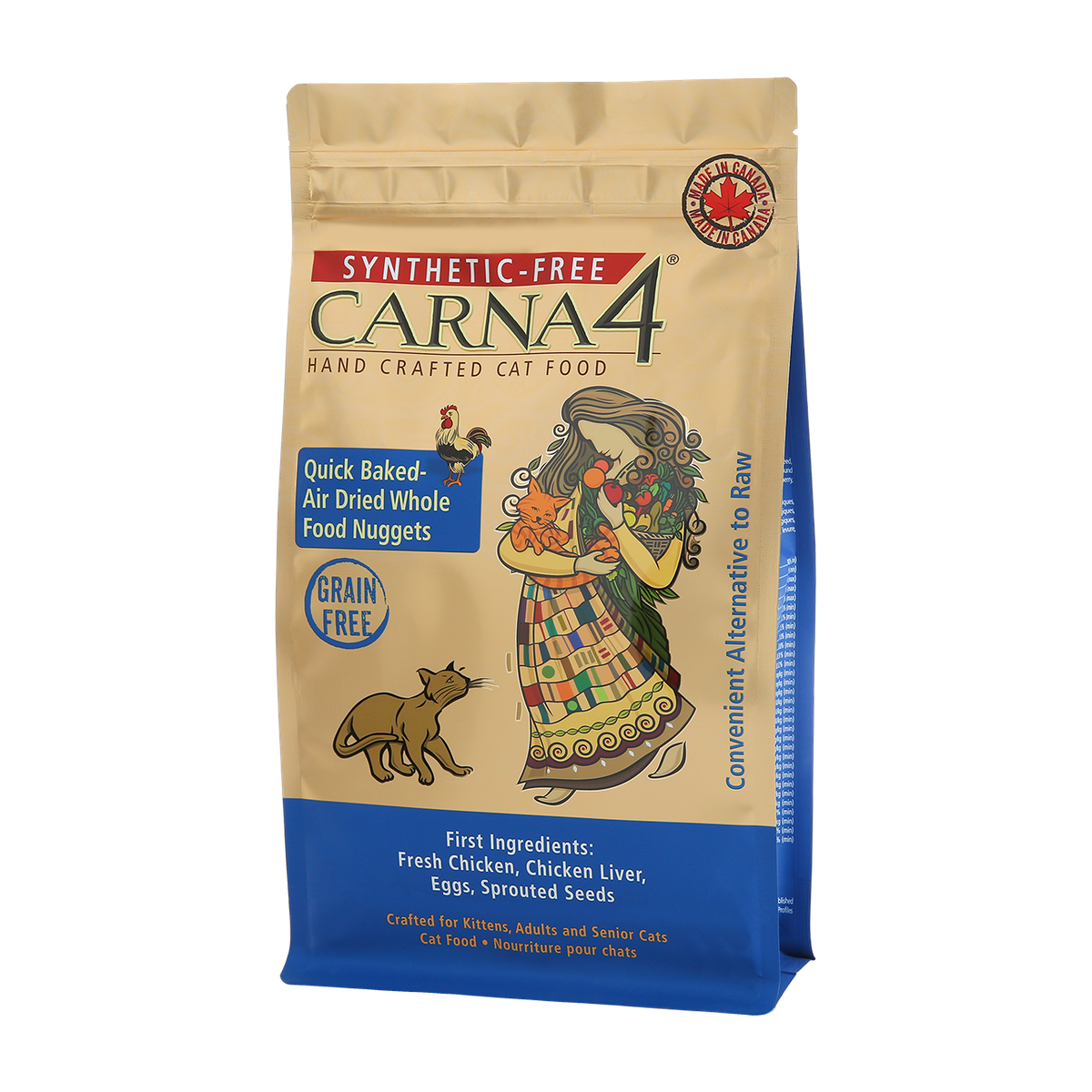 Carna4 Easy Chew Quick Bake Chicken Cat Food