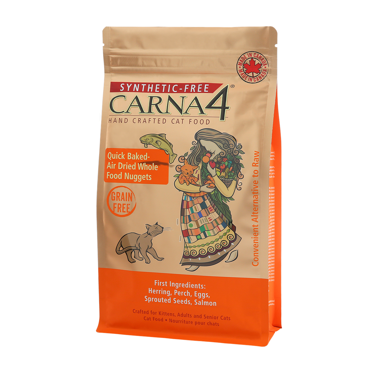 Carna4 Easy Chew Quick Bake Fish Cat Food