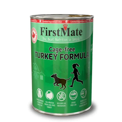 Firstmate Turkey Limited Ingredient Grain-Free Dog Wet Food 12.2oz - 12 count