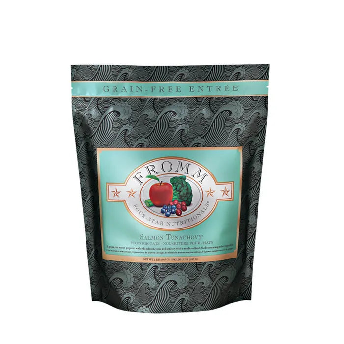 Fromm Four-Star Nutritionals Salmon Tunachovy Recipe Dry Cat Food bag
