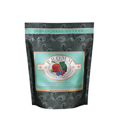 Fromm Four-Star Nutritionals Salmon Tunachovy Recipe Dry Cat Food bag