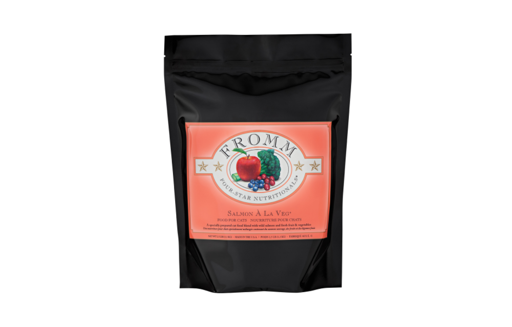 Fromm Four-Star Nutritionals Salmon A La Veg Dry Cat Food bag