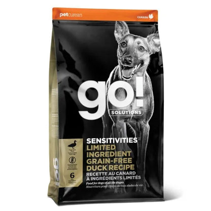 Go! Solutions Sensitivities Limited Ingredient Duck Grain-Free Dry Dog Food bag