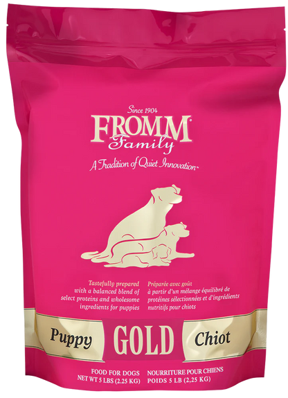 Fromm Family Gold Puppy Dry Dog Food bag