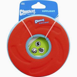 Chuckit! Zipflight Disc Dog Toy, Color Varies, Small