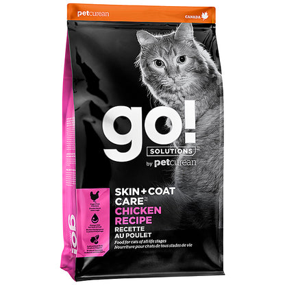 Go! Solutions Skin + Coat Care Chicken Dry Cat Food