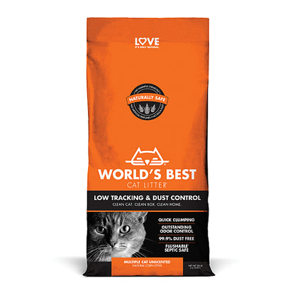 World's Best Low Tracking & Dust Control Cat Litter