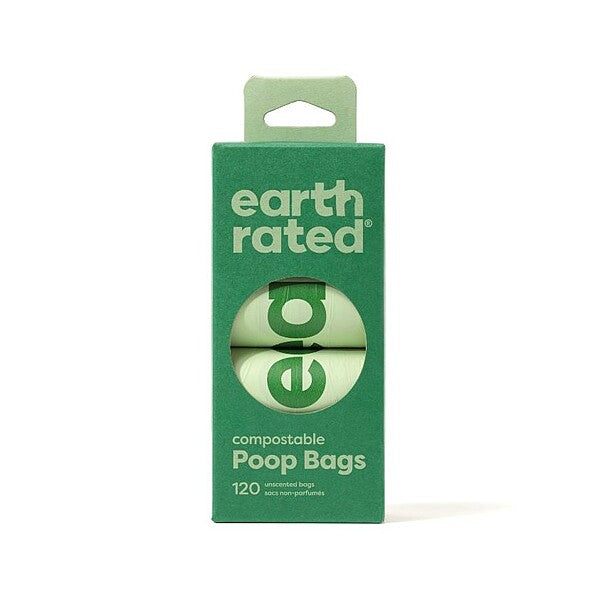 Earth Rated Unscented Compostable Refills, 120 bags