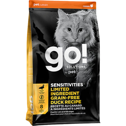 GO! Sensitivities Limited Ingredient Grain Free Duck Dry Cat Food