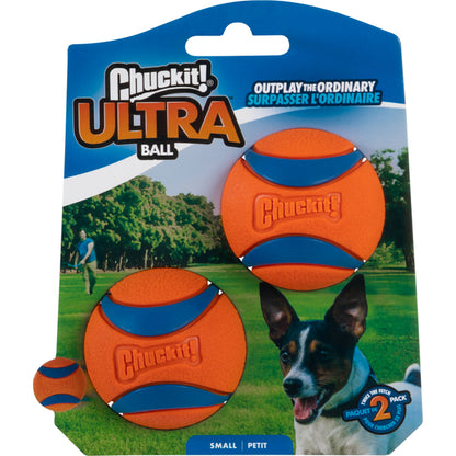 Chuckit! Ultra Rubber Ball Dog Toy, 2-pack