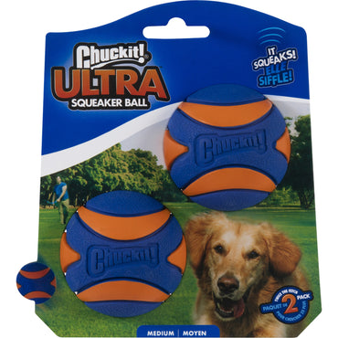 Chuckit! Ultra Squeaker Ball, 2 count
