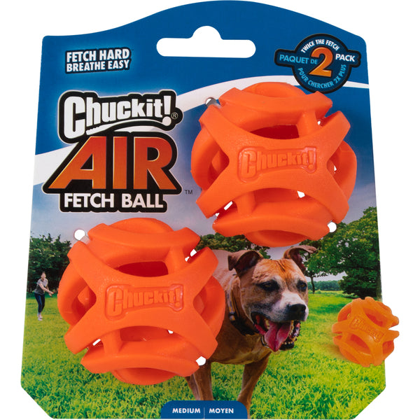 Chuckit! Breathe Right Fetch Ball, 2-Pack