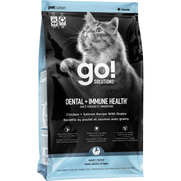 Go! Dental & Immune Health Chicken & Salmon Dry Cat Food