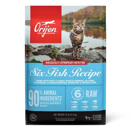 Orijen Six Fish Dry Cat Food