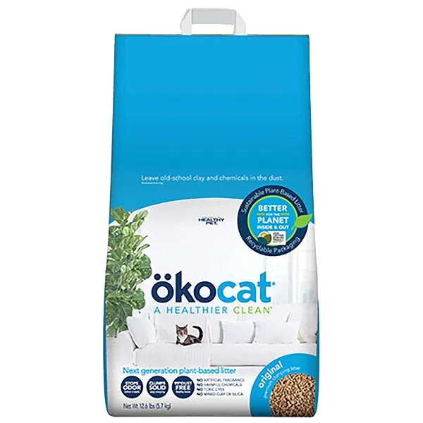 Okocat Original Premium Natural Wood Clumping Cat Litter