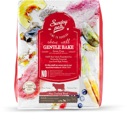 Sunday Pets Gentle Bake Grain Free Beef 1.3kg