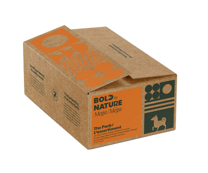 Bold by Nature Dog Mega Variety Pack with Chicken Patties, 24lb