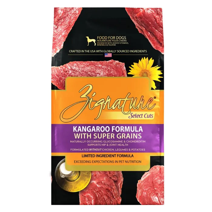 Zignature Dog Select Cuts Kangaroo